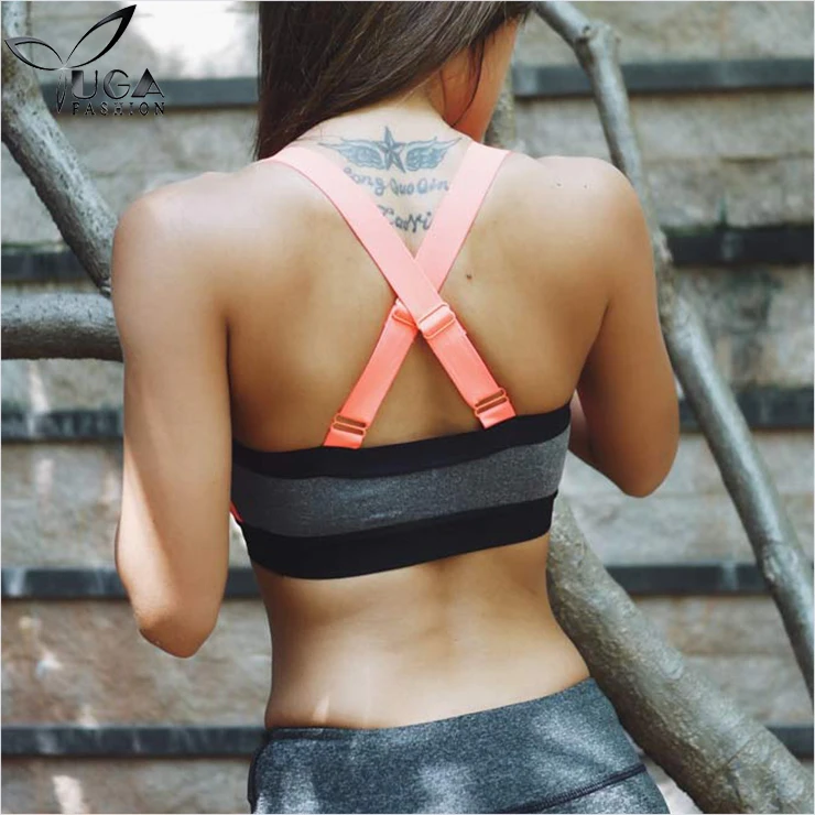 Best Workout Clothes Brands Double-layered Bra Cups Design Athletic Wear For Women