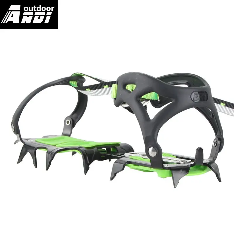 Fourteen teeth short teeth mountaineering crampons ice axe ice grippers crampons