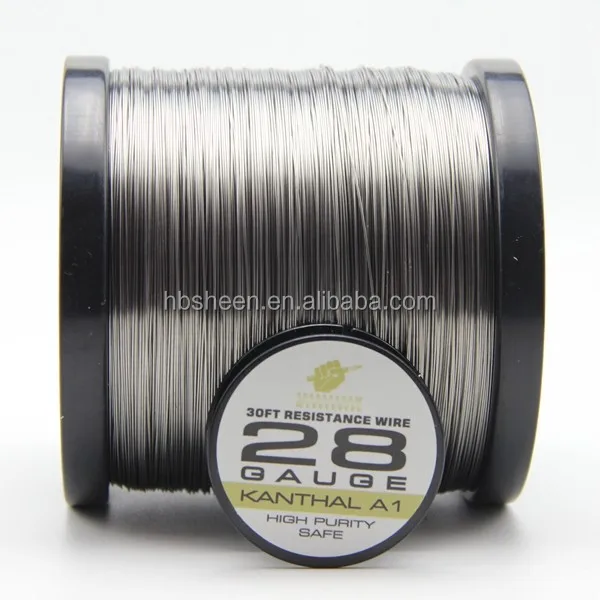 NK 0Cr25Al5 electric wire 28g 26ga 24ga round wire big spool heating resistance wire for prebuilt coil DIY