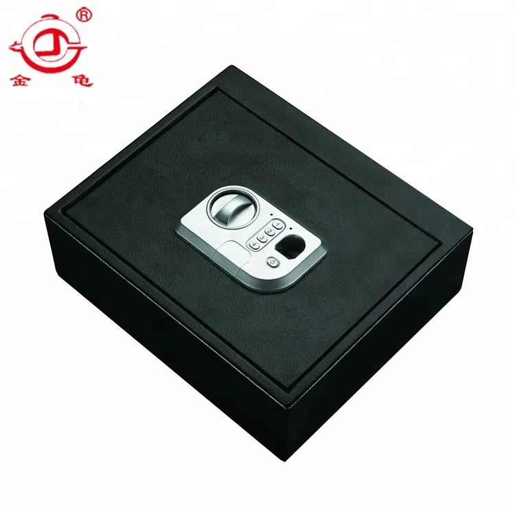 High quality fingerprint lock home top open all steel hidden wall gun safe box