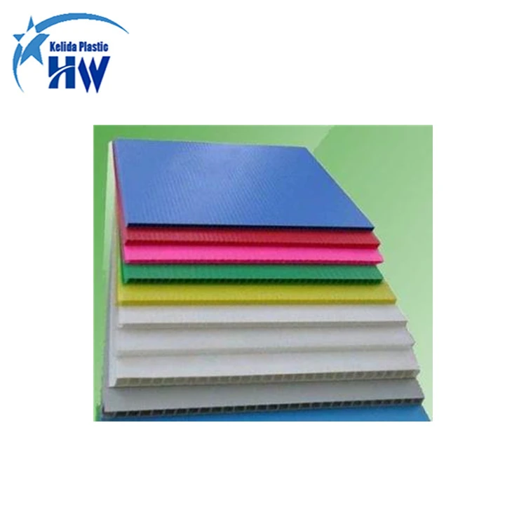 Chinese factory polythene sheet roll polypropylene pp plastic folding corrugated box fluted tray