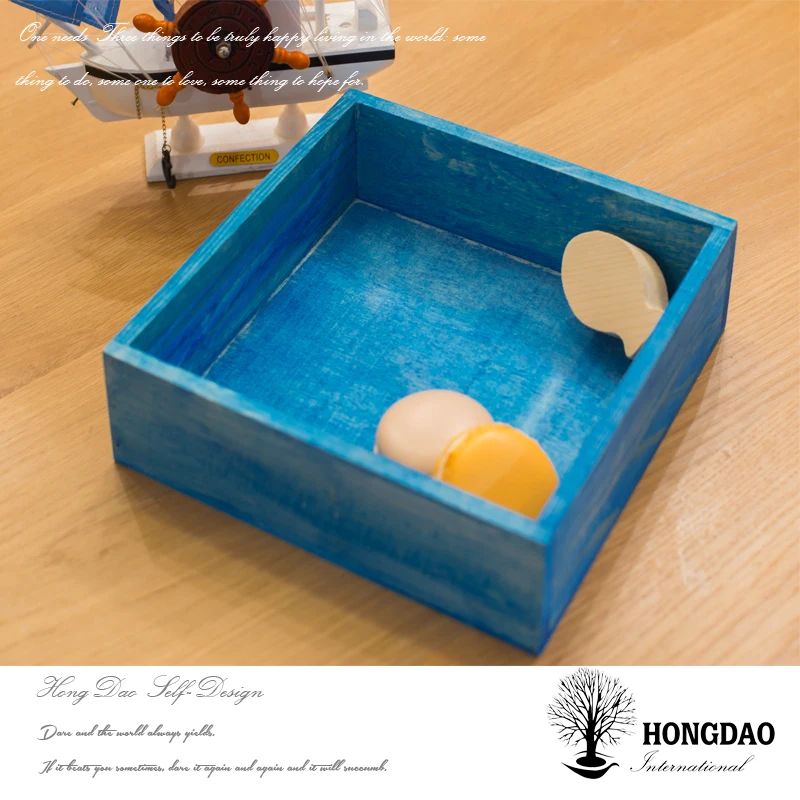 
HONGDAO Wood material best selling personalised wood storage box for gift 