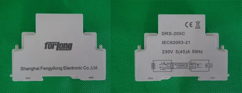 Low Price Supply Rs485 Modbus Protocol Single-phase Din Rail Electric Energy Meter (drs-205c)