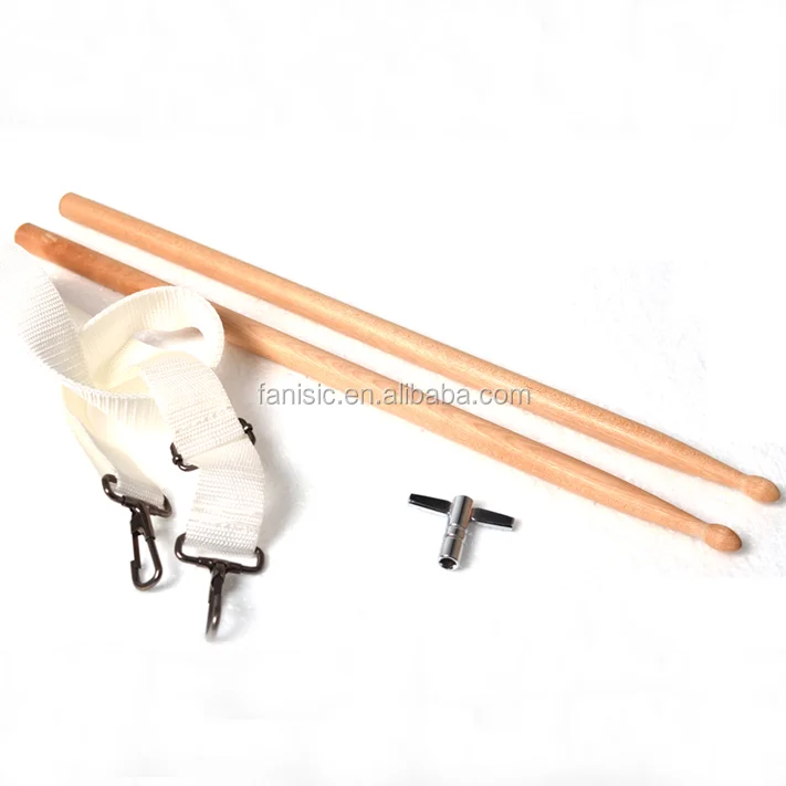 14 Inches Red Snare Drum with Maple Body