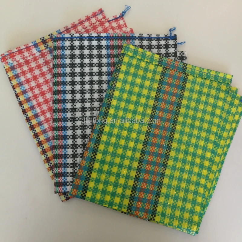 
PP woven handle bag for shopping to Africa 