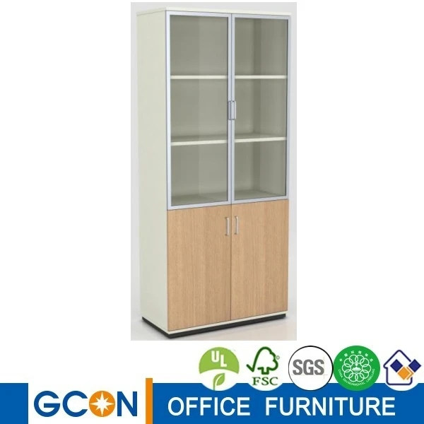 tall wood office cabinet and book, document shelf