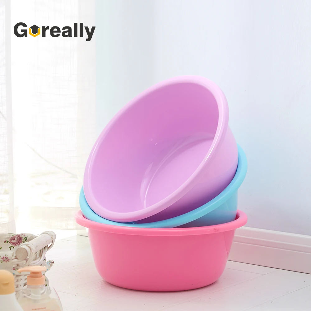 Лучшая цена, цветная Большая пластиковая раковина для мытья рук