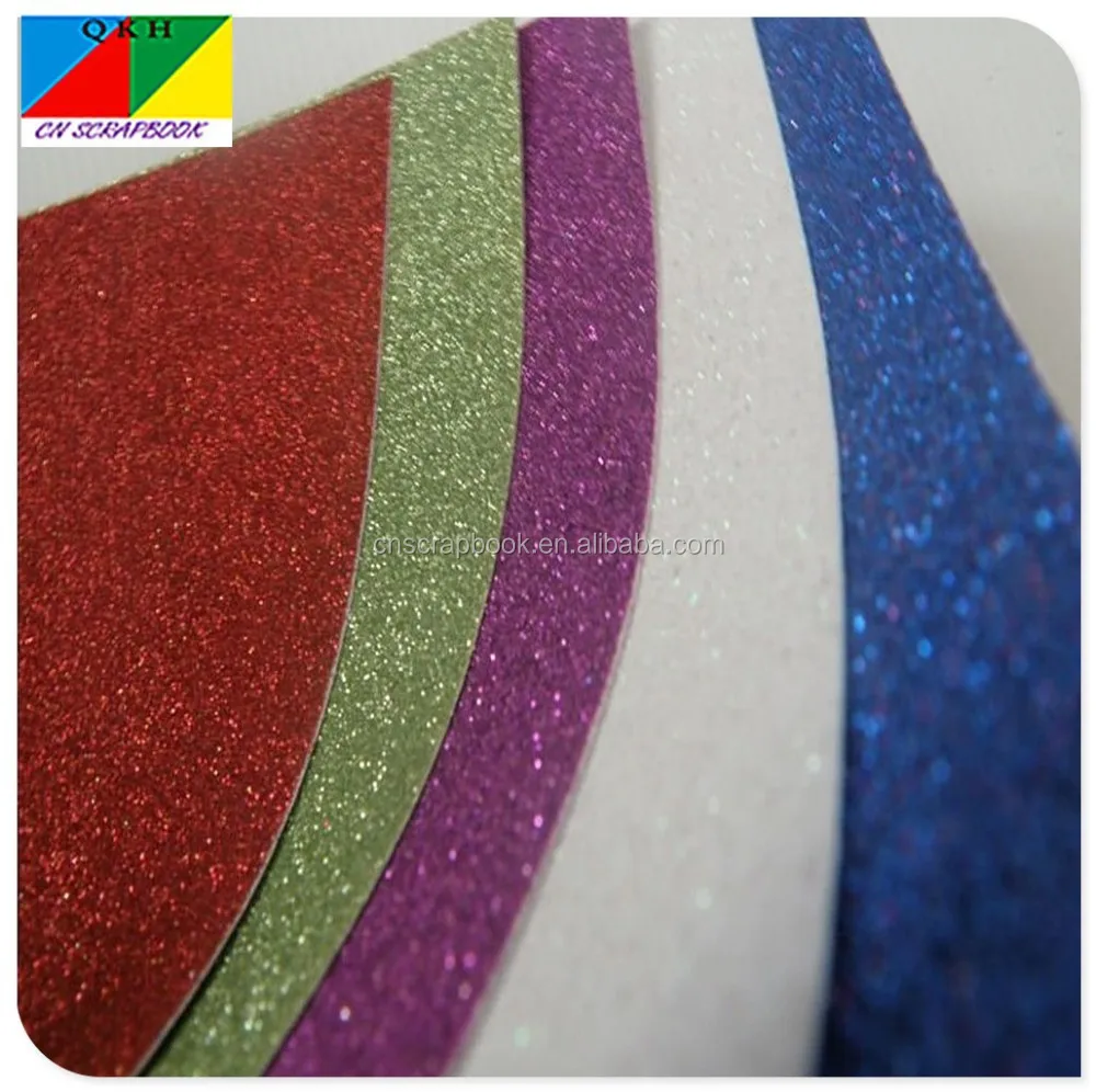 
silver glitter paper/glitter cardboard 