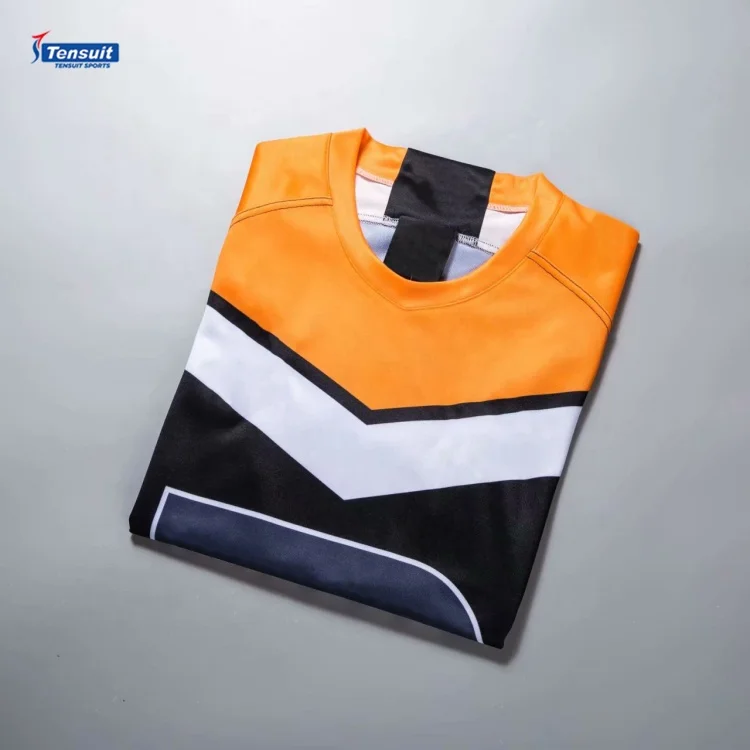 Latest thailand quality Rugby Football Wear Uniform Shirt Jersey