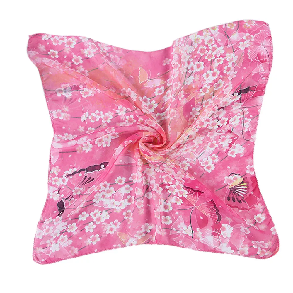 2018 China Supplier Wholesale Fashion 100 Satin Silk Square Scarf, Satin Printed Colorful 100% Silk Scarf