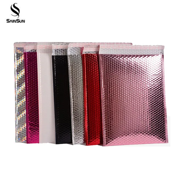 
Wholesale Color Biodegradable Pe Packing Bubble Envelope Mailers Wrap Zipper Bag 