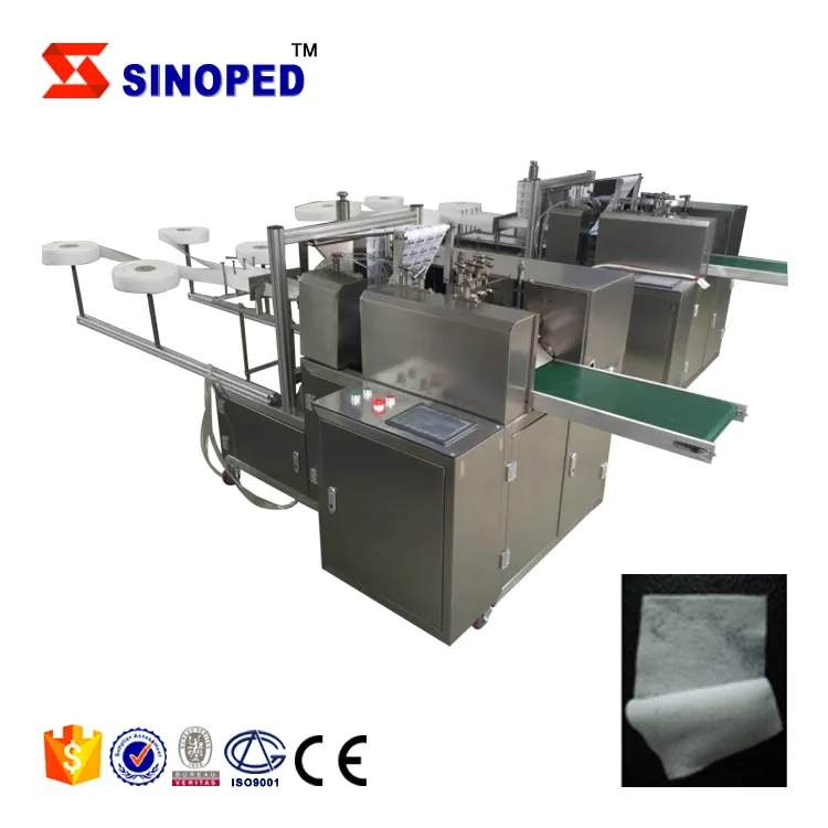 2018 sinoped Alcohol Prep Pad  Packing Machine Packing Machine Equipment