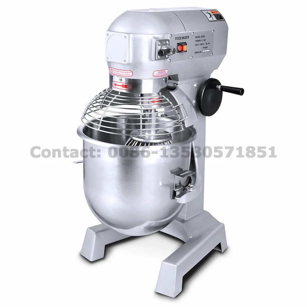 Commercial industrial use 3 speed food Mixer with cover Dough mixing machine with safe device