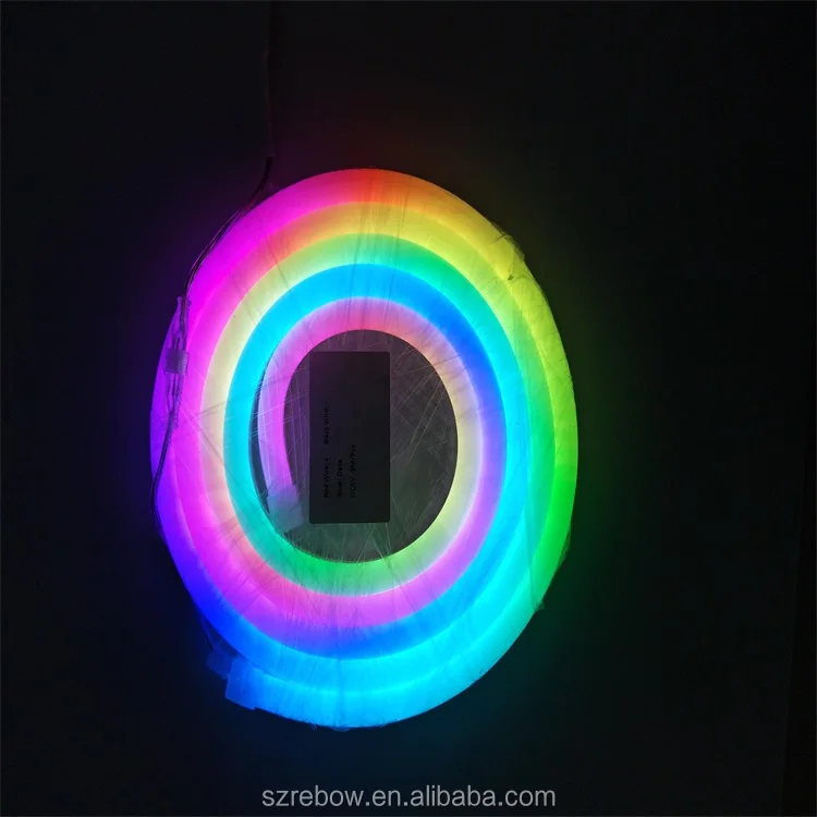 Pixel led 60LEDs 5V Neon Flex Digital Programmable dmx rgb led tube