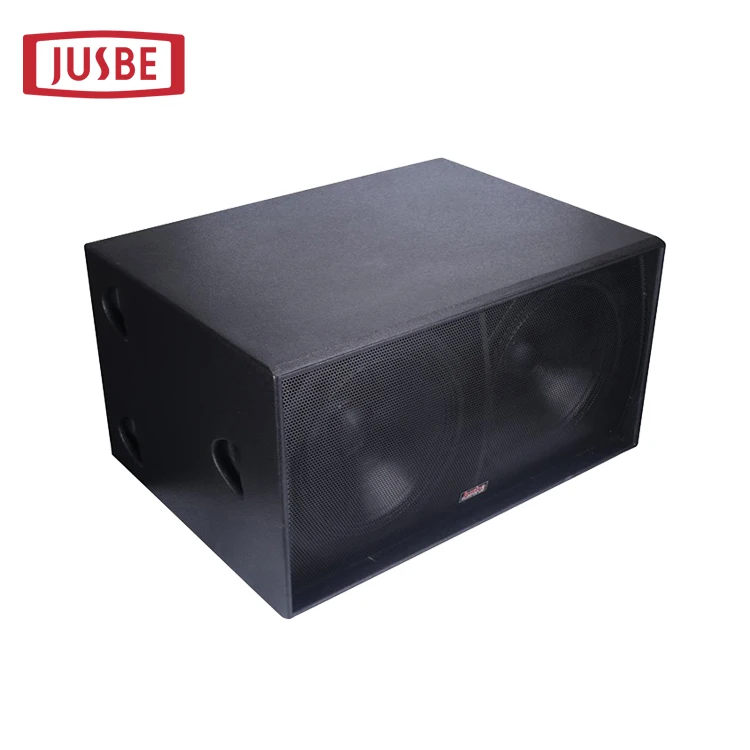 S218 Professional stage dual 18 inch subwoofer speaker box price dj bass speakers