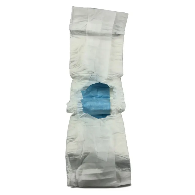 
High-end Ciustomized Economy Good Price Adult Incontinence Diaper Disposable 3D Leak Prevention Channel Plain Woven 10pcs/bag 