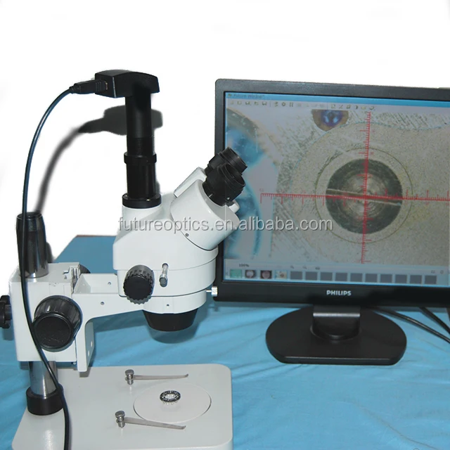 Video Digital Microscope  0.35MP VGA Port Industrial Inspection Digital Video Microscope For Mobile Repair And PCB Checking