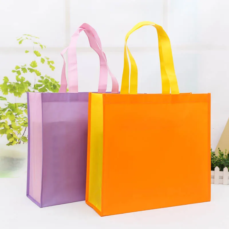 large durable customized handled style non woven fabric shopping tote bag