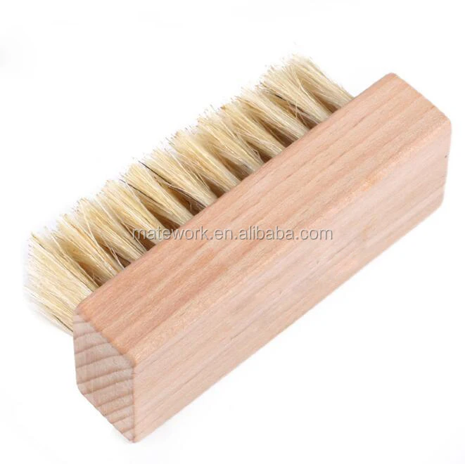 
Wooden handle shoe brush with box package 