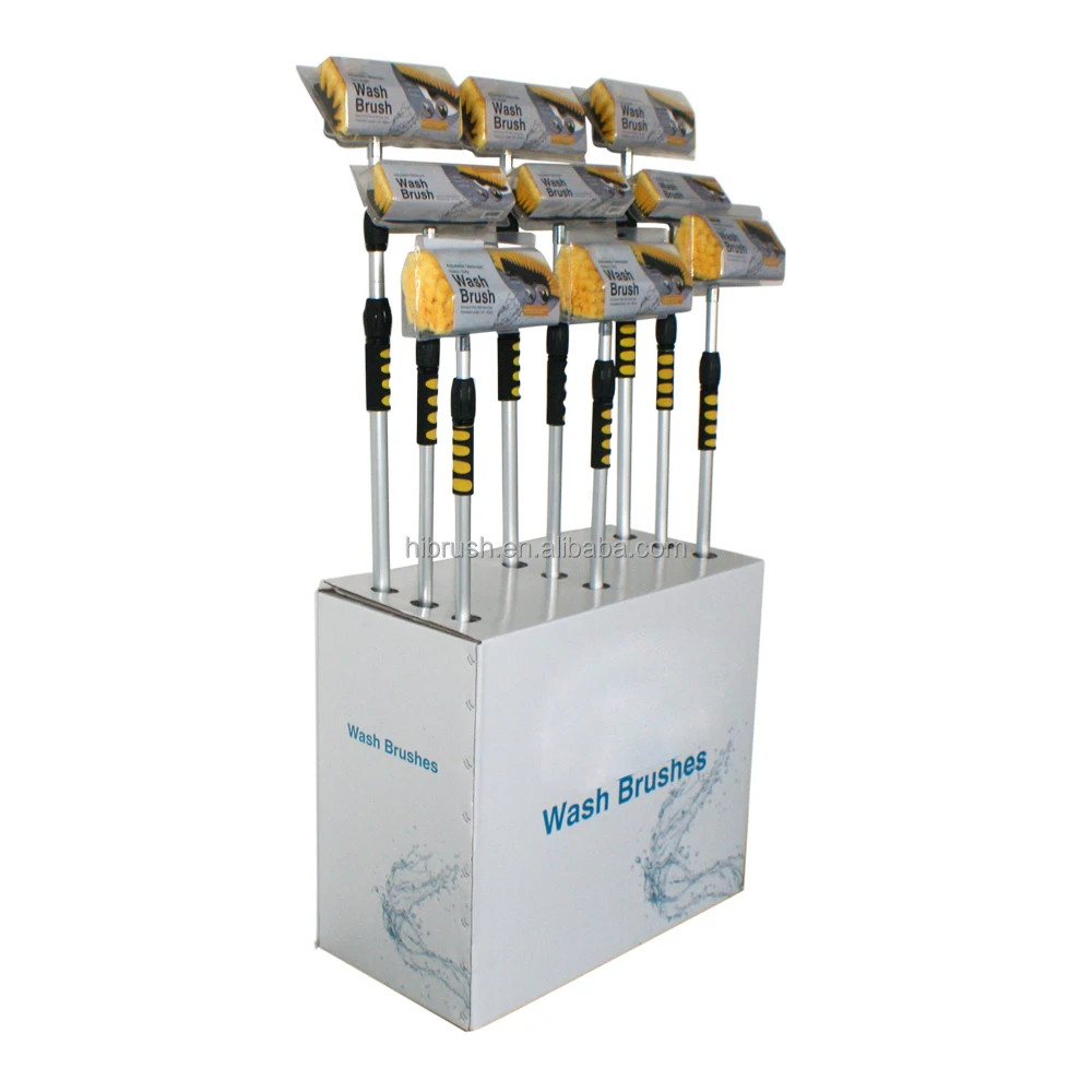 2m Telescopic Hose Water Fed Caravan Boat Car Van Bus Window Wash Brush Cleaner