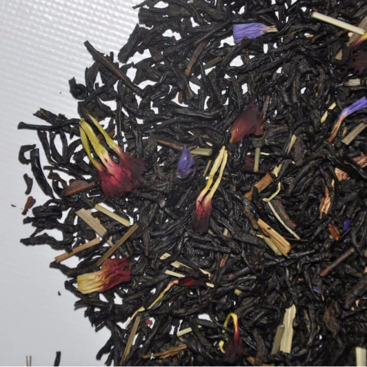 Lemon bergamot black English breakfast Earl grey tea for European market