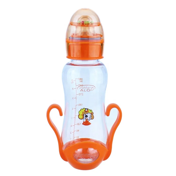 280ml / 10oz standard neck feeding bottle for baby, bpa free baby feeder bottle, baby nursing bottle