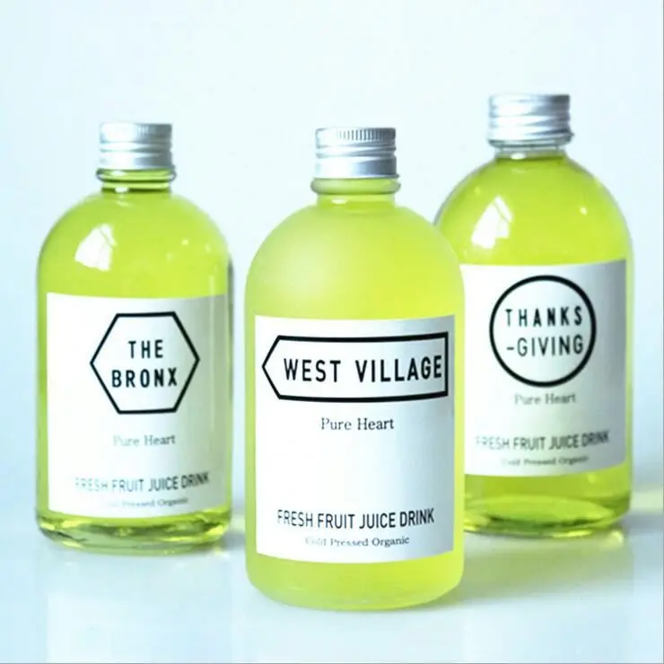 Rectangle 300Ml Drinking Glass Perfume Spray Bottle For Milk And Juice