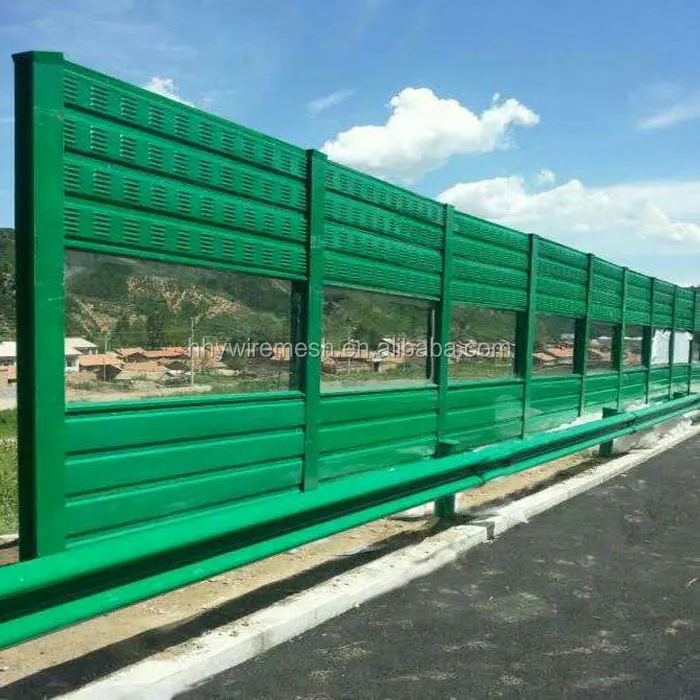 highway soundproof fence noise barrier sound barrier price