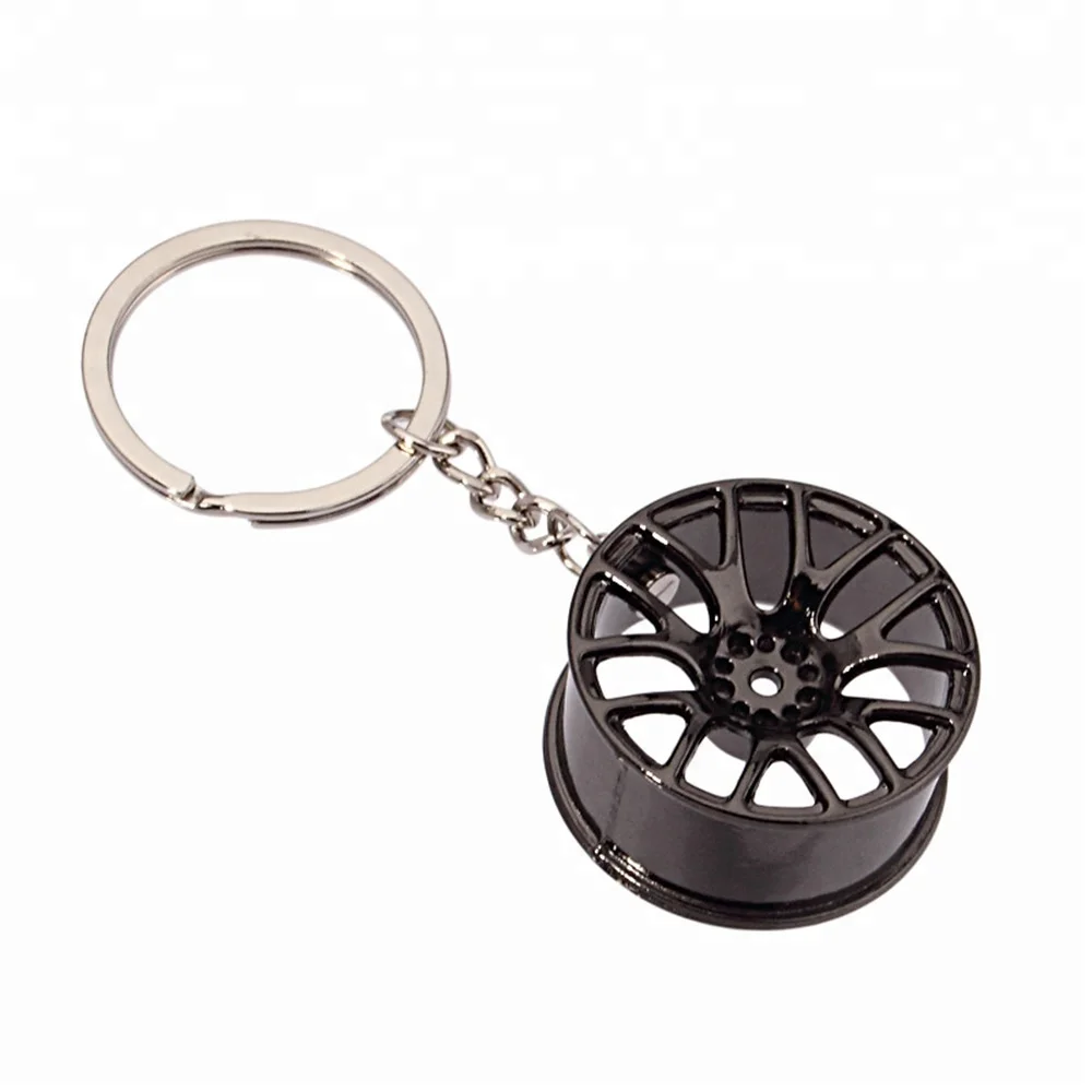 Automotive Turbo Keychain Car Part Model custom Key Chain pom pom metal keychain custom