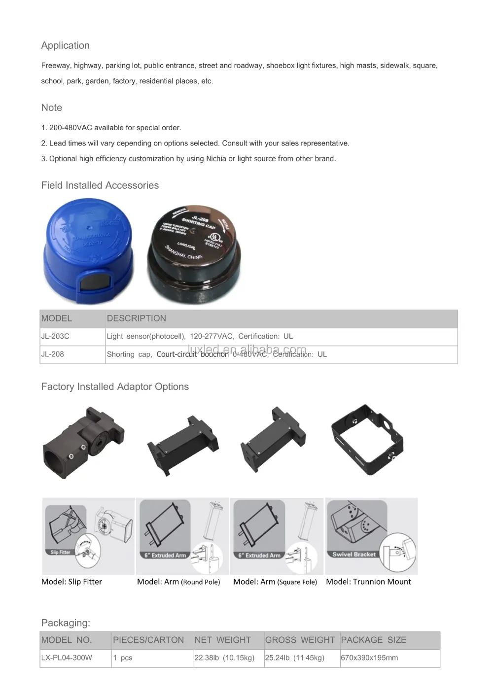 LUXINT Outdoor Light Supplier 100w 150w 200w 300w SMD3030 SMD5050 Led Shoebox Street Light for Road Lighting