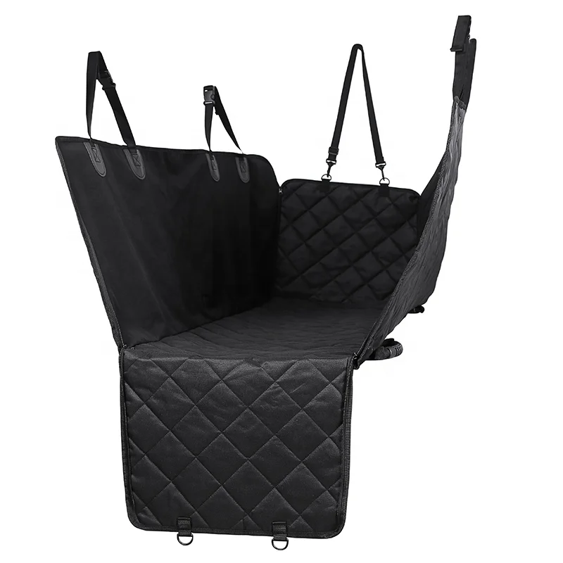 Waterproof Pet Dog Hammock Dog Car Seat Cover Mat Durable Anti-Scratch Pet Dog Car Seat Cover With Side Flaps