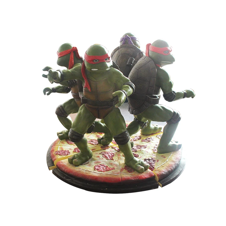 
Custom design resin Teenage Mutant Ninja Turtle 3d figurine for home decoration 