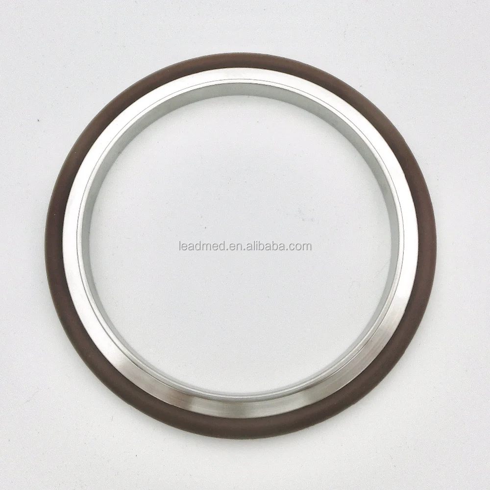 ISO-K100 Flange centering ring with O ring metal clamp seal KF/NW 63 to 250