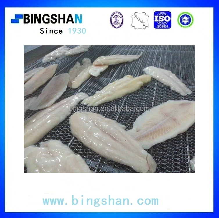 1250 кг новые технологии, высокая эффективность туннель быстро морозильник IQF техники