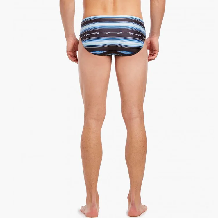 OEM Sublimated Printed Factory Direct Sale Sexy Mens Swim Bikini Swimwear