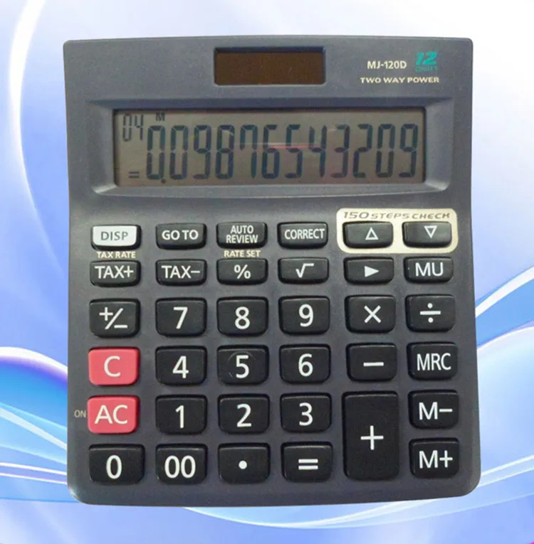 Function 12 digit desktop office calculate fractions calculator