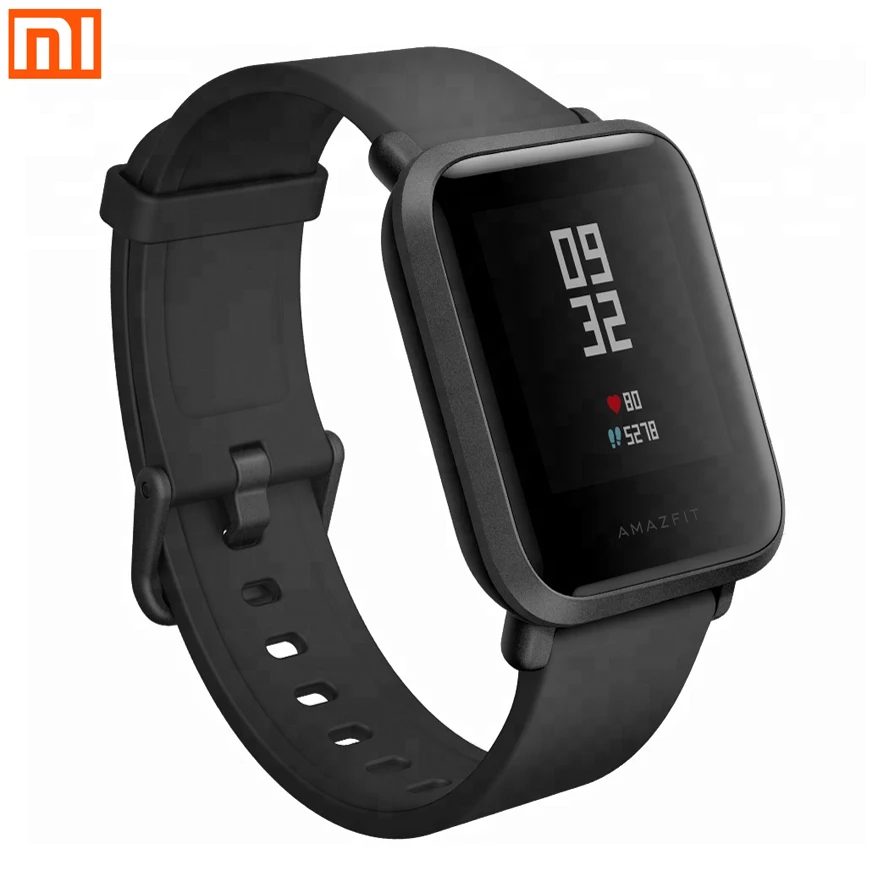 
International editoin xiaomi amazfit BIP smart watch A1608 real-time heart rate 45 days battery life fitness track waterproof 