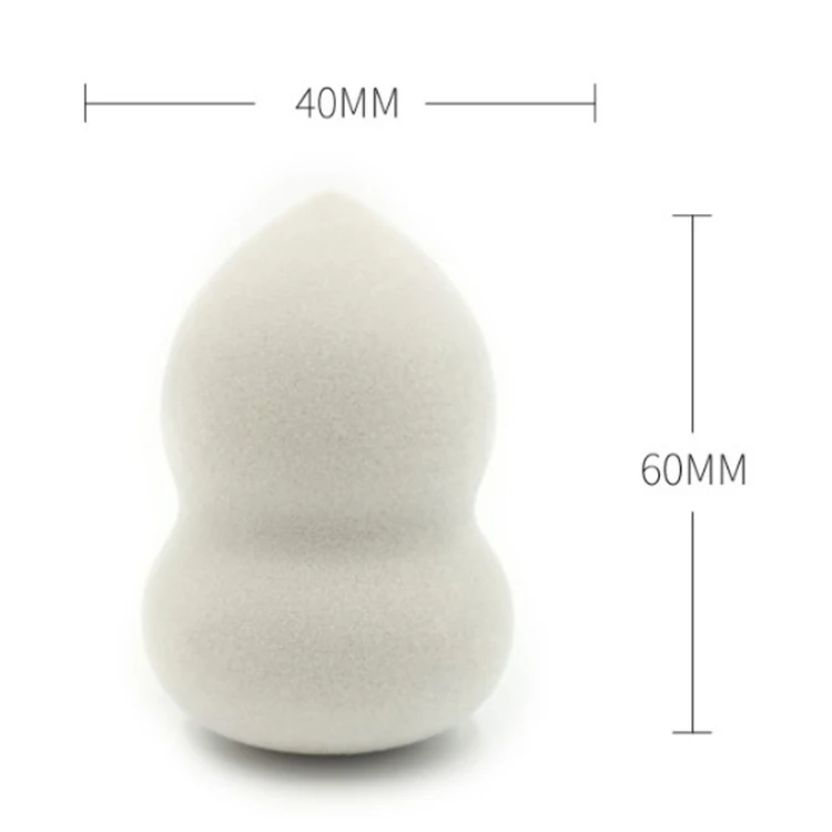 Top Seller Cosmetics Flocked Beauty Sponge Dual Layer Fuzzy Velvet Microfiber Makeup Blender