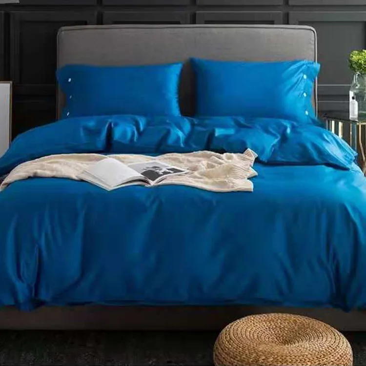 Solid Color Dyeing 125Gsm  100% Tencel Fabric For Bedding set