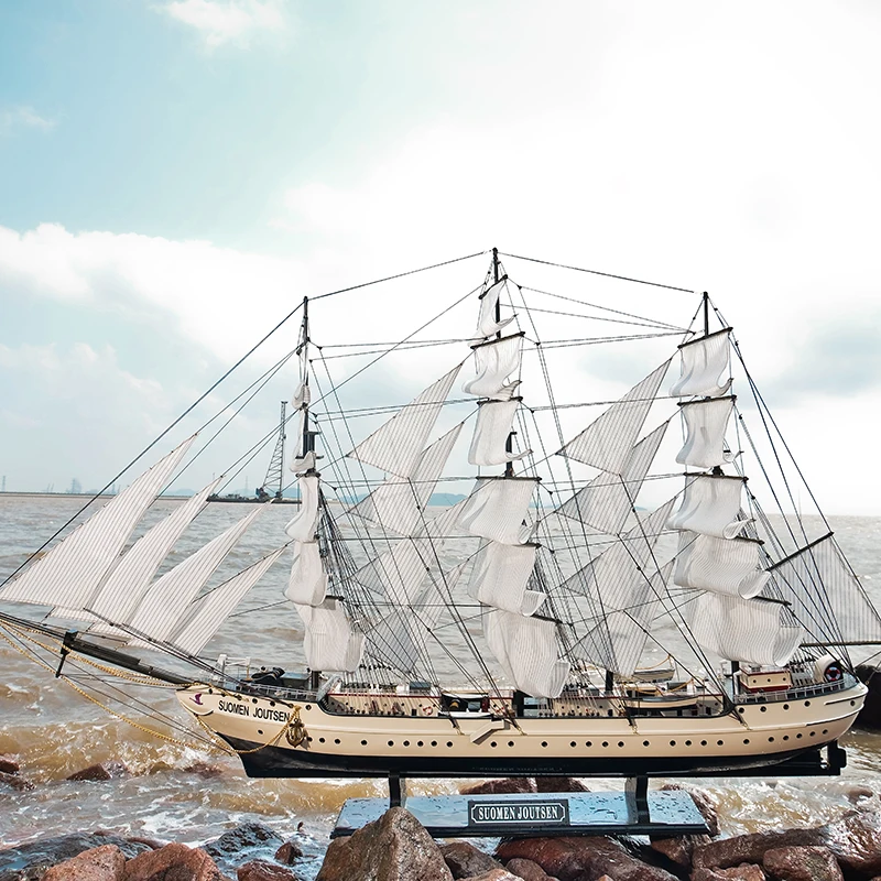 Big Length 240 CM Wooden Handcraft Ship Model PTW001