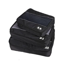 Portable 3 Piece Set Travel Bag Luggage Organizer Travel Packing Cubes