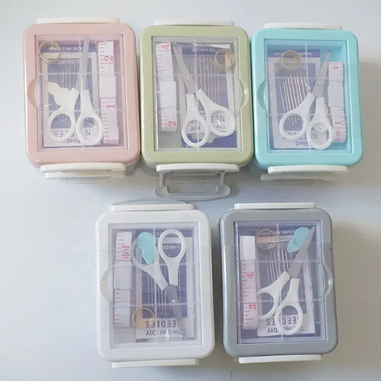 Wholesale diy small portable travel sewing kit set