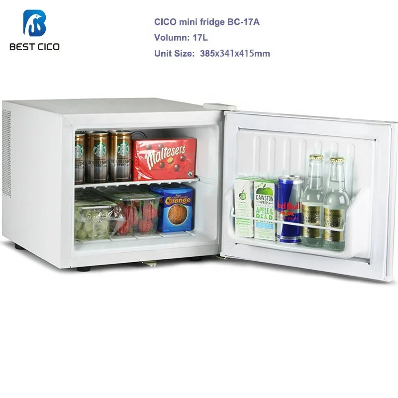 CICO 17L fridge mini size, mini bar fridge for hotel made by thermoelectric mini refrigerator BC-17A