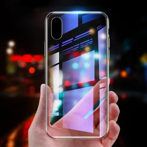 Ультратонкий Прозрачный мягкий ТПУ защитный чехол из закаленного стекла для телефона Samsung s10