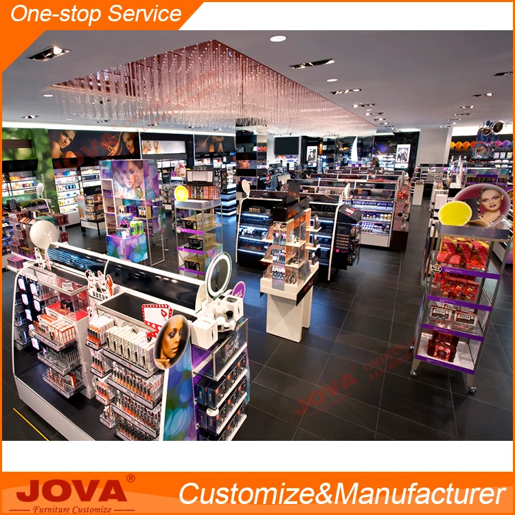 Макет косметического магазина для макияжа киоска торгового центра