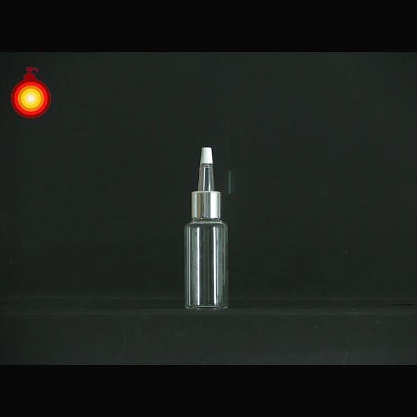 3ml~30ml Hot sale make up packing clear empty glass ampoule bottle with dropper essential oil glass dropper bottles