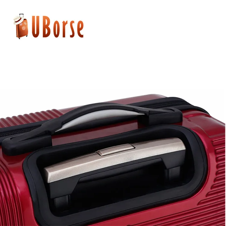 
20' 24' 28' suitcase , luxury leisure striped trolley luggage , ABS baggage , PC koffer , hard shell valise 