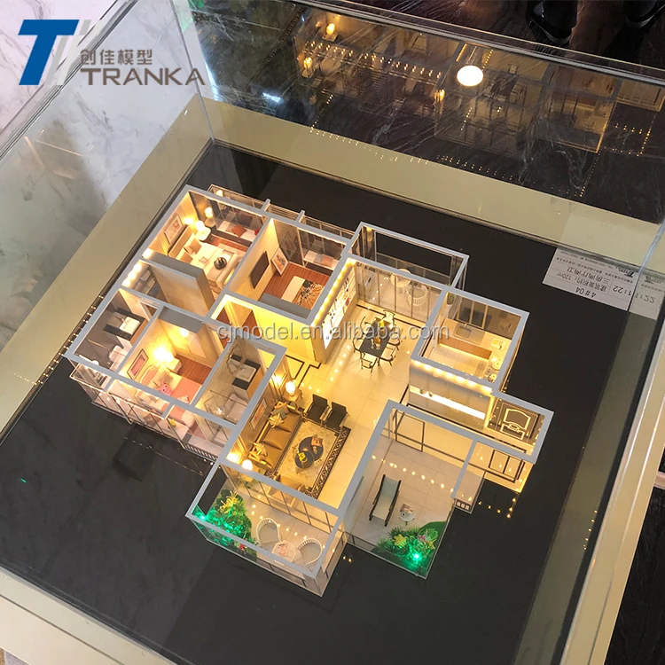 Hot sell architectural scale model furniture , miniature interior model