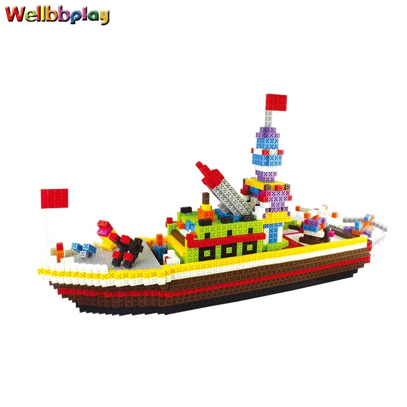 DIY Toy Style and Plastic Material Plastic building blocks