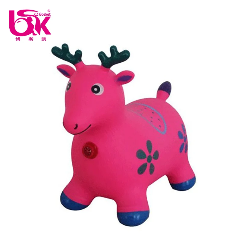 
Hot Sale PVC Stability Fitness Animal Jumping Horse 